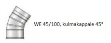 Kulmakappale 45° WE 45/100