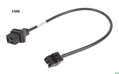 Magneettiventtielin kaapeli + pistoke 3-napainen, VL2, VL3, VL4