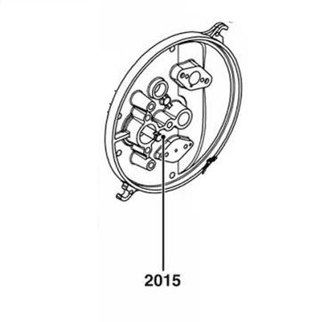 Kannen pää, D164/153 × 25, ohjain D5 × 56
