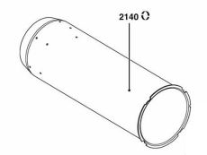 Liekkiputki D115/78 L350, VL2 KL