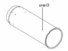 Liekkiputki D115/78 L230, VL2