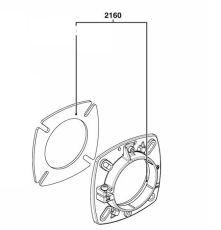 Kiinnityslaippa tiivisteellä D115, VL2