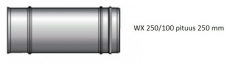 Jatkokappale WX 250/100