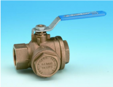 Palloventtiili lianerottimella 1"