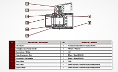 Minipalloventtiili 3/8 s-u