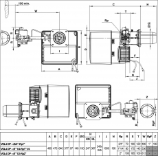 Dual fuel poltin ELCO Vectron VGL 4.610 DP (190-610 kW)