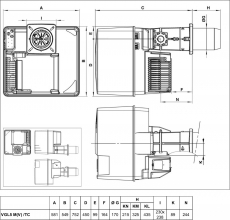 Dual fuel poltin ELCO Vectron VGL 5.700 M (200-700 kW)