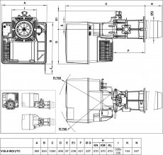 Dual fuel poltin ELCO Vectron VGL 6.1600 M (300-1600 kW)