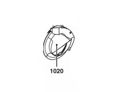 Ilman ohjaus läppä 176/87 H106, VL5