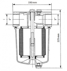 Öljysuodatin ITA 25 K255 Ø