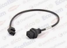 Kaapeli solenoidiventtiilille + DIN-pistoke L=475 V3