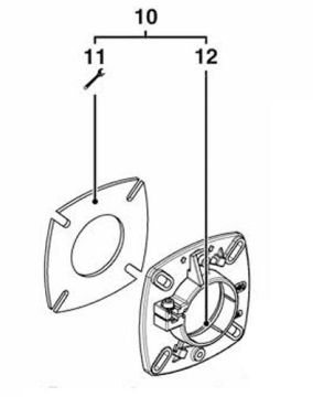 Kiinnityslaippa tiivisteellä VG1, VL1