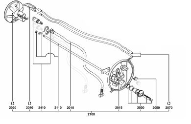 Suutinputki täydellinen L=1020, VL4