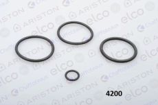 O-rengas Ø34,5 × 3,5, sarja + tiivistekansi, MB407