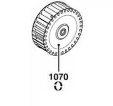 Puhallinpyörä D180x70 D12,7, VG3, VL3