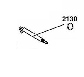 Sytytinelektrodi D8×61 d4 / 6,4 D3×17,5 130°
