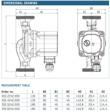 Lämpöjohtopumppu 15-70/130 Tacoflow2