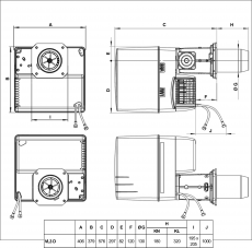 Öljypoltin ELCO Vectron VL 3.360 D (170-360 kW)
